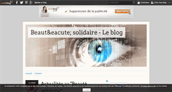 Desktop Screenshot of beautesolidaire.over-blog.com