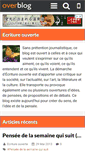 Mobile Screenshot of ecriture-ouverte.over-blog.com