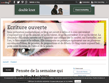 Tablet Screenshot of ecriture-ouverte.over-blog.com