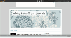 Desktop Screenshot of kalou07.over-blog.com