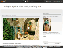 Tablet Screenshot of myriam.rubis.wenig.over-blog.com