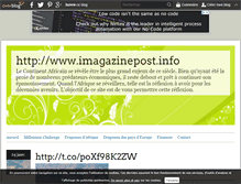 Tablet Screenshot of imagazine.over-blog.fr