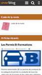 Mobile Screenshot of code-de-la-route.over-blog.fr