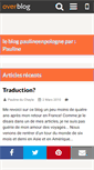 Mobile Screenshot of paulineenpologne.over-blog.com