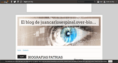 Desktop Screenshot of juancarlosespinal.over-blog.es