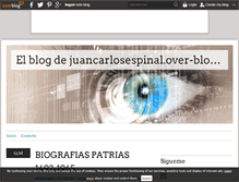 Tablet Screenshot of juancarlosespinal.over-blog.es