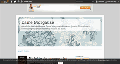 Desktop Screenshot of damemorgause.over-blog.com