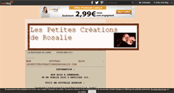 Desktop Screenshot of lespetitescreationsderosalie.over-blog.com