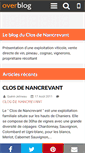 Mobile Screenshot of closdenancrevant.over-blog.com