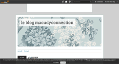 Desktop Screenshot of maoudyconnection.over-blog.com