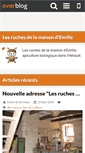Mobile Screenshot of lamaisondemilie.over-blog.fr