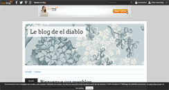 Desktop Screenshot of eldiablo.over-blog.fr