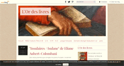 Desktop Screenshot of l-or-des-livres-blog-de-critique-litteraire.over-blog.com