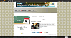 Desktop Screenshot of el-heraldo-bautista.over-blog.es