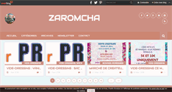 Desktop Screenshot of mlle-za.over-blog.fr