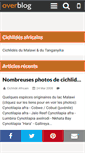 Mobile Screenshot of cichlides.over-blog.com