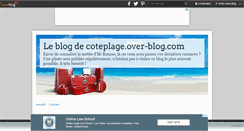 Desktop Screenshot of coteplage.over-blog.com