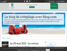 Tablet Screenshot of coteplage.over-blog.com