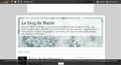 Desktop Screenshot of chez-nanie.over-blog.com