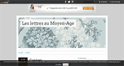 Desktop Screenshot of lettres-medievales.over-blog.com
