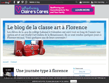 Tablet Screenshot of classeartflorence.over-blog.com