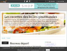 Tablet Screenshot of les.belle-gourmandes.over-blog.com