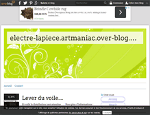 Tablet Screenshot of electre-lapiece.artmaniac.over-blog.com
