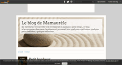Desktop Screenshot of mamaurele.over-blog.com