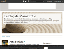 Tablet Screenshot of mamaurele.over-blog.com