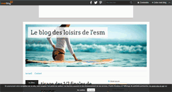 Desktop Screenshot of esmloisirs.over-blog.com