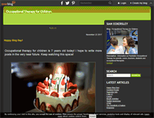 Tablet Screenshot of occupationaltherapyforchildren.over-blog.com