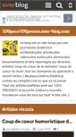 Mobile Screenshot of 100pour100presse.over-blog.com