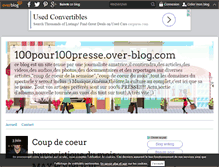 Tablet Screenshot of 100pour100presse.over-blog.com