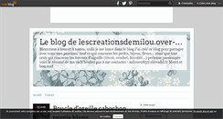 Desktop Screenshot of lescreationsdemilou.over-blog.com