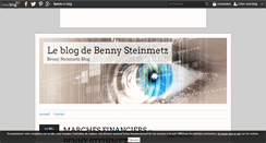 Desktop Screenshot of bennysteinmetz.over-blog.fr
