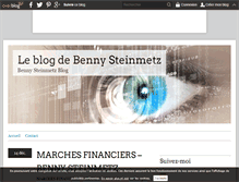 Tablet Screenshot of bennysteinmetz.over-blog.fr