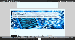 Desktop Screenshot of geekzone.over-blog.com
