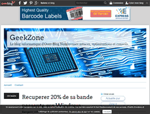 Tablet Screenshot of geekzone.over-blog.com