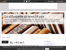 Tablet Screenshot of la-silhouette-de-mes-18-ans.over-blog.com