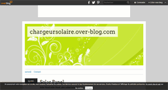 Desktop Screenshot of chargeursolaire.over-blog.com