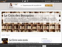 Tablet Screenshot of lecoin-desbouquins.over-blog.com