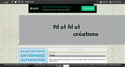 Desktop Screenshot of fil-et-fil-et-creations.over-blog.com