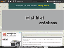 Tablet Screenshot of fil-et-fil-et-creations.over-blog.com