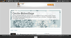 Desktop Screenshot of cecile-bidouillage.over-blog.com