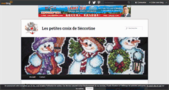 Desktop Screenshot of lespetitescroixdeseccotine.over-blog.com