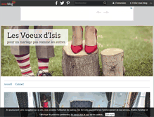 Tablet Screenshot of lesvoeuxdisis.over-blog.com