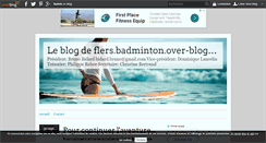 Desktop Screenshot of flers.badminton.over-blog.com