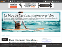 Tablet Screenshot of flers.badminton.over-blog.com