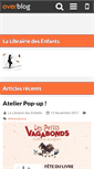 Mobile Screenshot of lalibrairiedesenfants.over-blog.com