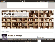 Tablet Screenshot of matapan.over-blog.com